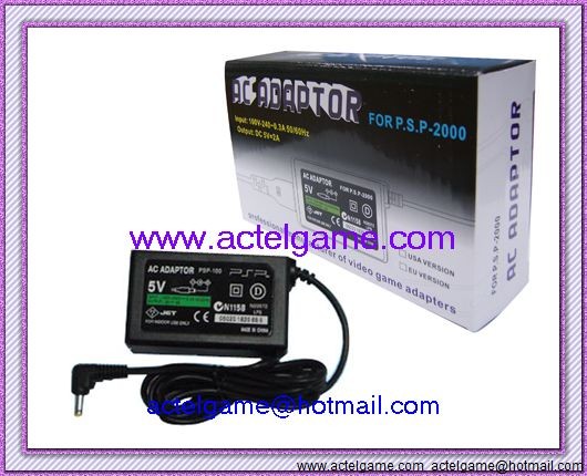 PSP2000 AC Power Adapter game PSP aksesori