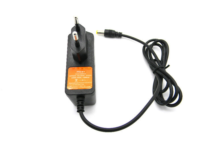 AC Untuk DC Dinding Power Adapter 9V 1A Over Voltage Untuk Router, 100-240Vac