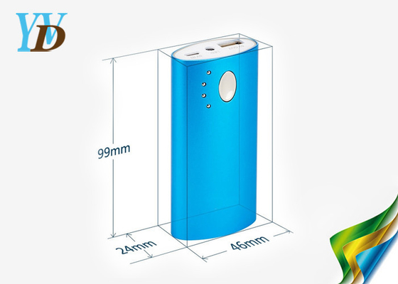 Travel isi ulang portabel Backup 6000mAh Ponsel Li-ion Power Bank Biru