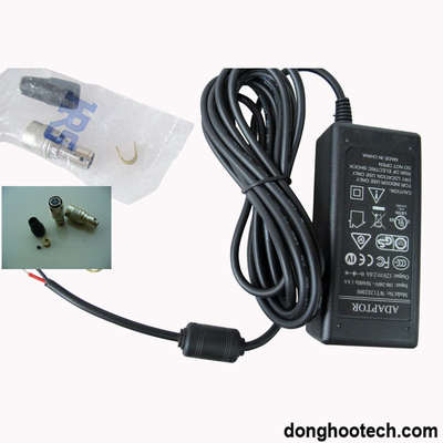 Hitam / abu-abu Switching Kamera Power Supply Adaptor 12V DC 6pin Hr10A-7p-6 (73)