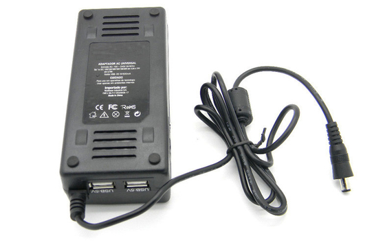 Penggantian 24Vdc AC Untuk DC Power Adapter Ganda USB 90W Dengan lampu LED
