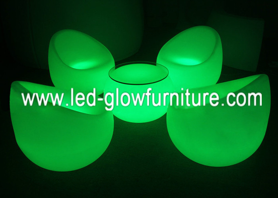 Warna modern berubah rechargable LED Kursi dengan adaptor untuk dekorasi pernikahan