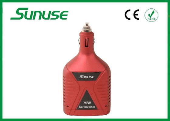 Efisiensi tinggi 75W mobil listrik inverter 12v dc ke 220v ac dengan rokok steker ringan