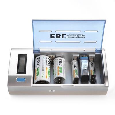 Universal LCD Cerdas Cepat Baterai Charger &amp; pelepasan untuk Baterai AA Ni-CD