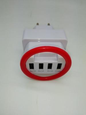 Travel Uni Eropa Plug 2000mA Portabel Charger Universal Untuk IPhone 4g / 4s