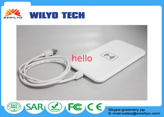 Putih Aksesoris Telepon Seluler, Aksesoris Ponsel Dalam Stocking Universal Wireless Charger
