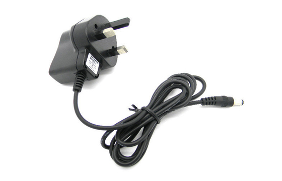 DC6V 500mA Switching Dinding Power Adapter Over Voltage Dengan UK Plug