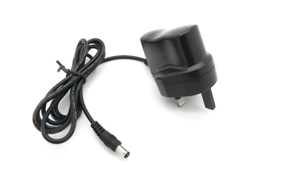DC6V 500mA Switching Dinding Power Adapter Over Voltage Dengan UK Plug
