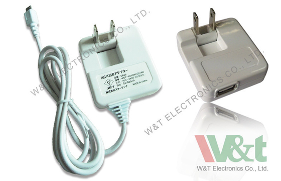 24V AC dinding gunung Power Adaptor untuk ，Retractable Jepang / lipat USB Charger