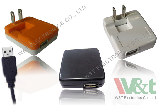 24V AC dinding gunung Power Adaptor untuk ，Retractable Jepang / lipat USB Charger