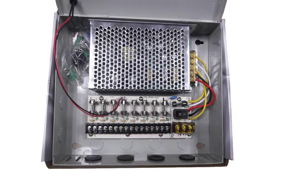 12V 5Amps CCTV Power Supply kotak 9 Channel, kamera CCTV Power Supply