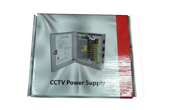 12V 5Amps CCTV Power Supply kotak 9 Channel, kamera CCTV Power Supply