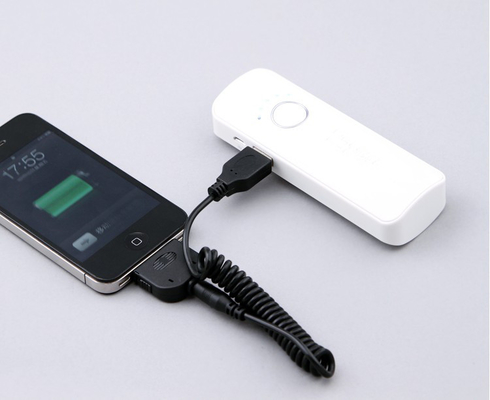 Portabel 5 Volt Ponsel Power Supply Hitam Dengan OEM 5200mAh