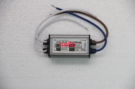 Waterproof IP68 50Hz Konstan sekarang 12 Volt DC Power Supply 300mA Untuk LED Lighting