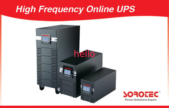 Gelombang Murni Gelombang Tinggi UPS Frekuensi Tinggi, Catu Daya Tak Terputus 3KVA / 2700W, RS232
