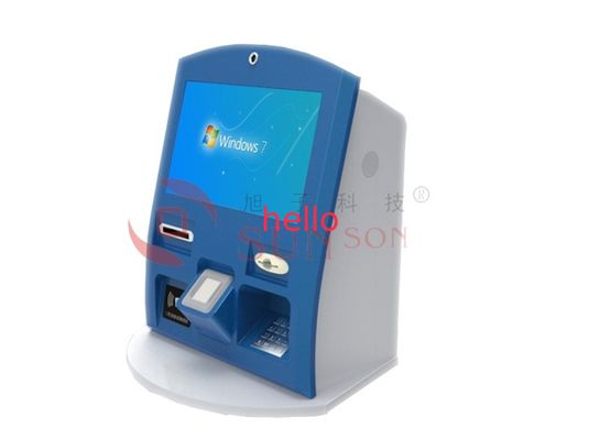Bank Card Mobile Kiosk Desktop, Wall Mount Kiosk Touch Screen
