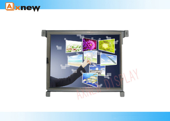 160/140 Buka Frame LED Backlight LCD Touch Screen Monitor Resistive Menampilkan