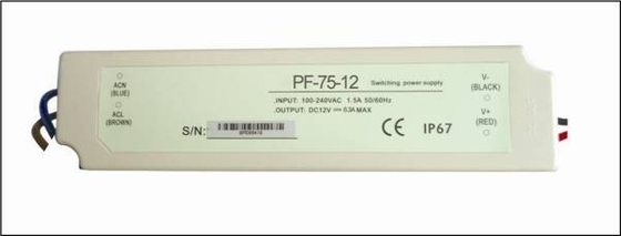 Mini 75W 60Hz tegangan konstan LED Driver 240V AC, Driver LED tegangan tinggi 300VAC