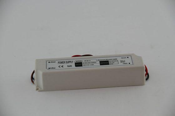 LED lampu 60 Watt tegangan konstan LED Driver IP67 24V DC, keandalan yang tinggi
