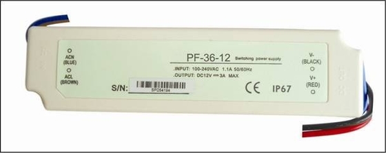 300 VAC 3A 36W konstan tegangan Waterproof LED Driver Full Range untuk kamera CCTV