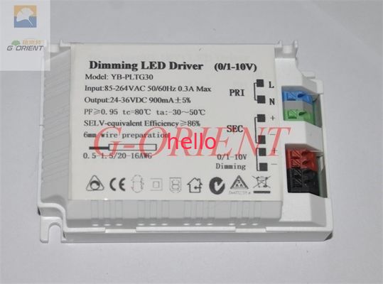 600mA Universal 0-10V PWM dimmable arus konstan sopir dipimpin power supply