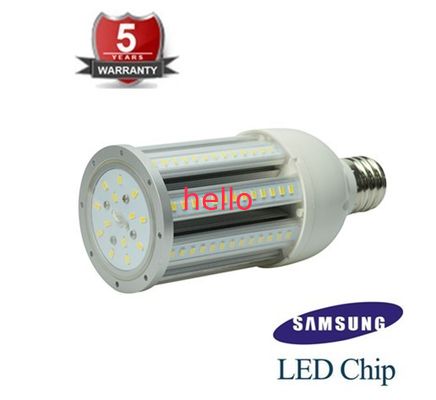 High Power 36W LED Wallpack 110lm / w, terbuka IP65 Waterproof Led Jagung Lamp Bulb