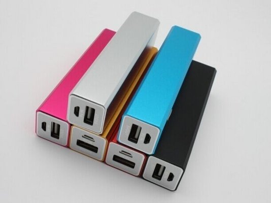 3200mAh Purple Rectangle Shape Portabel USB Power Pack Untuk Notebook