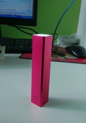 3200mAh Purple Rectangle Shape Portabel USB Power Pack Untuk Notebook