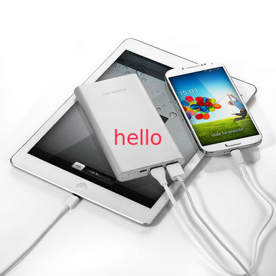 Universal 10000MAH Portabel Cellphone Power Bank Lithium Polymer Sel Pengisian Cepat