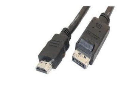 Displayport 1.1 USB Transfer Data Kabel HDMI 1.3b Hitam PVC Premold