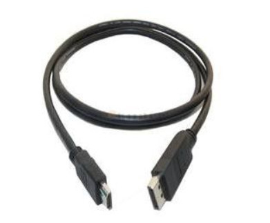 Displayport 1.1 USB Transfer Data Kabel HDMI 1.3b Hitam PVC Premold