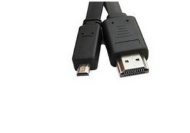 Kecepatan tinggi USB transfer Kabel Hitam HDMI-HDMI Dengan Resolusi Tinggi