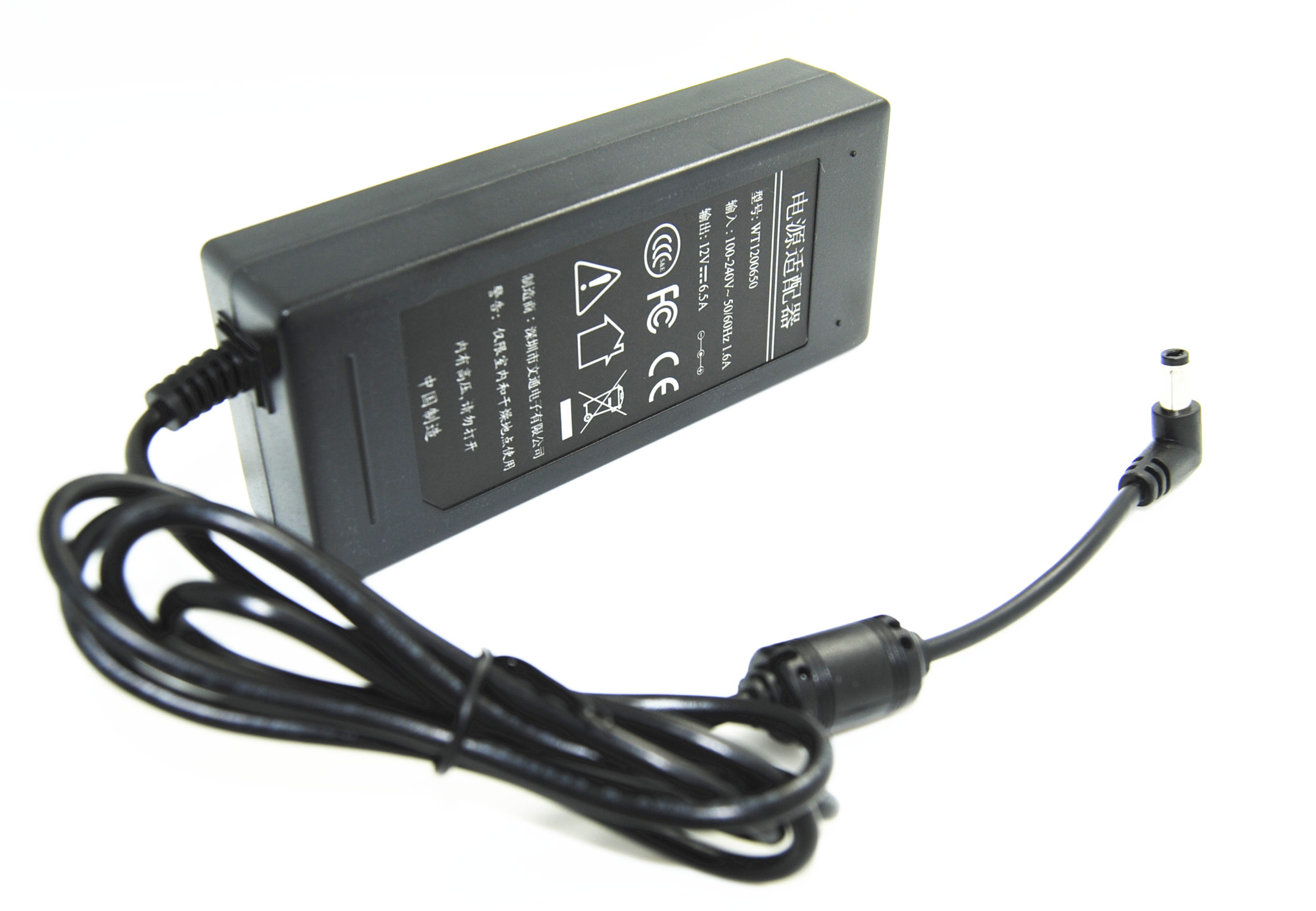 78W 12V 6.5a DC output C6 Switching Power Supply Adapter untuk Scanner