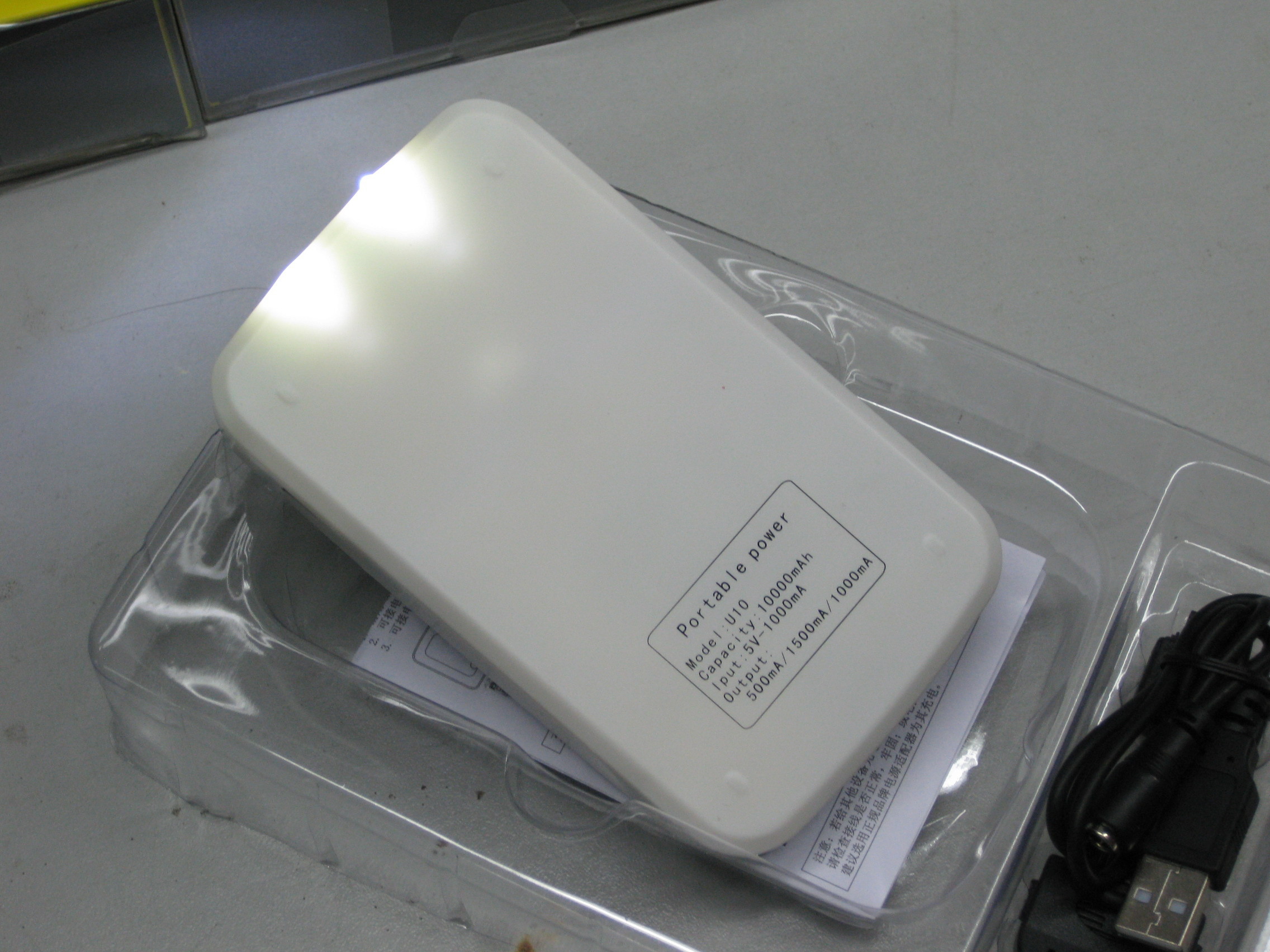 Putih Ipad Ni - mh Duracell isi ulang portabel Daya Baterai Paket pengisi converter