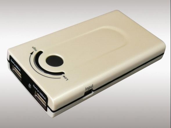 portabel isi ulang baterai Perak usb pack penyimpanan listrik portabel
