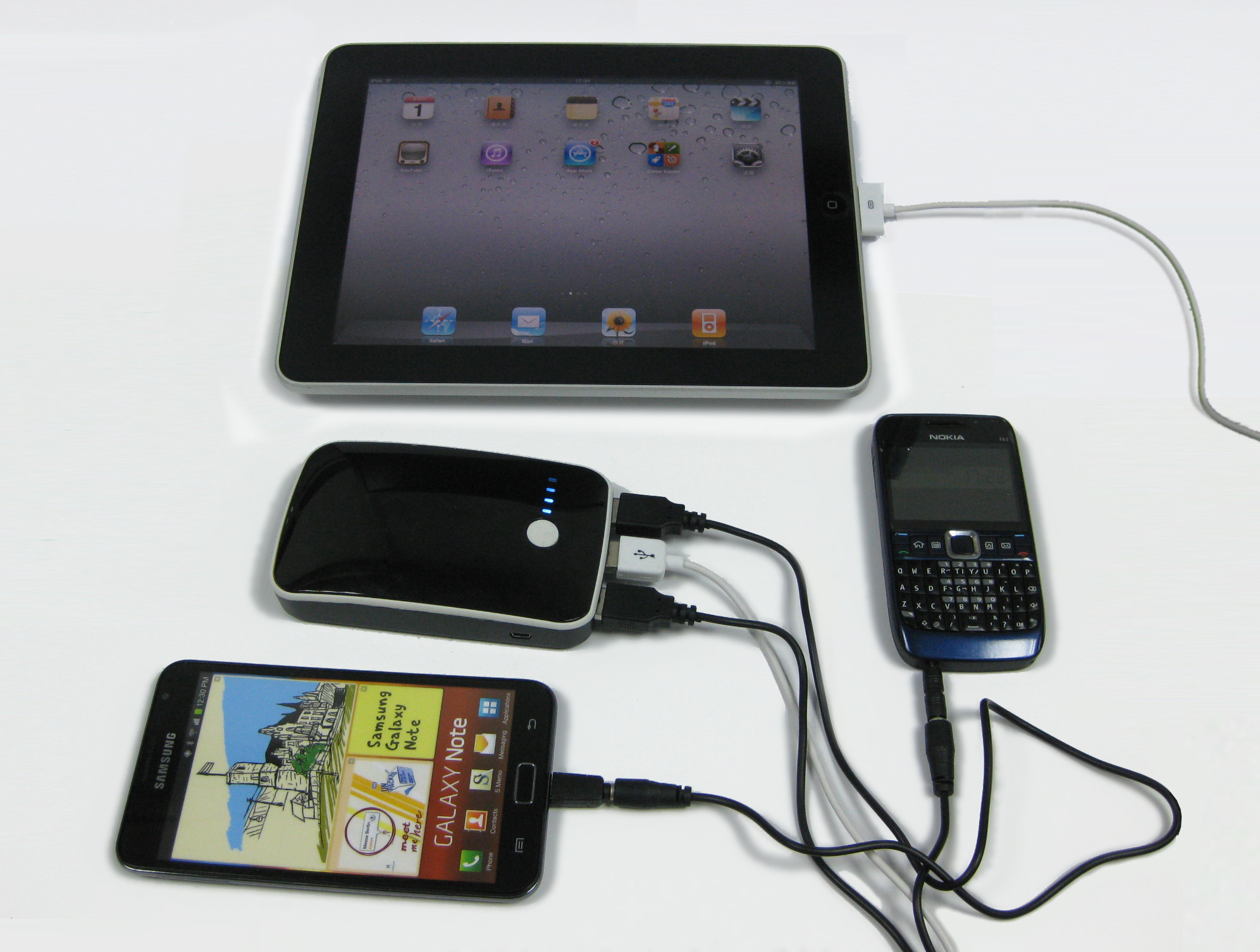 Paket kapasitas besar 1500mAh Portabel Battery Power untuk Iphone4, Ipod2
