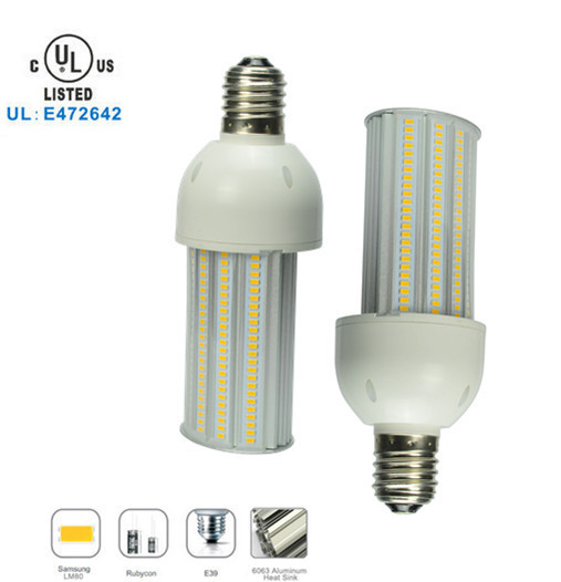 High Power 36W LED Wallpack 110lm / w, terbuka IP65 Waterproof Led Jagung Lamp Bulb