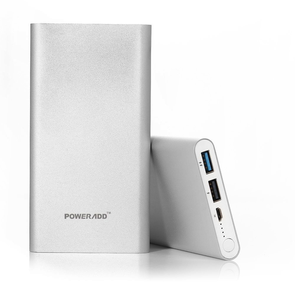 Universal 10000MAH Portabel Cellphone Power Bank Lithium Polymer Sel Pengisian Cepat