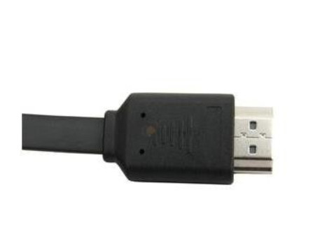 Kecepatan tinggi USB transfer Kabel Hitam HDMI-HDMI Dengan Resolusi Tinggi